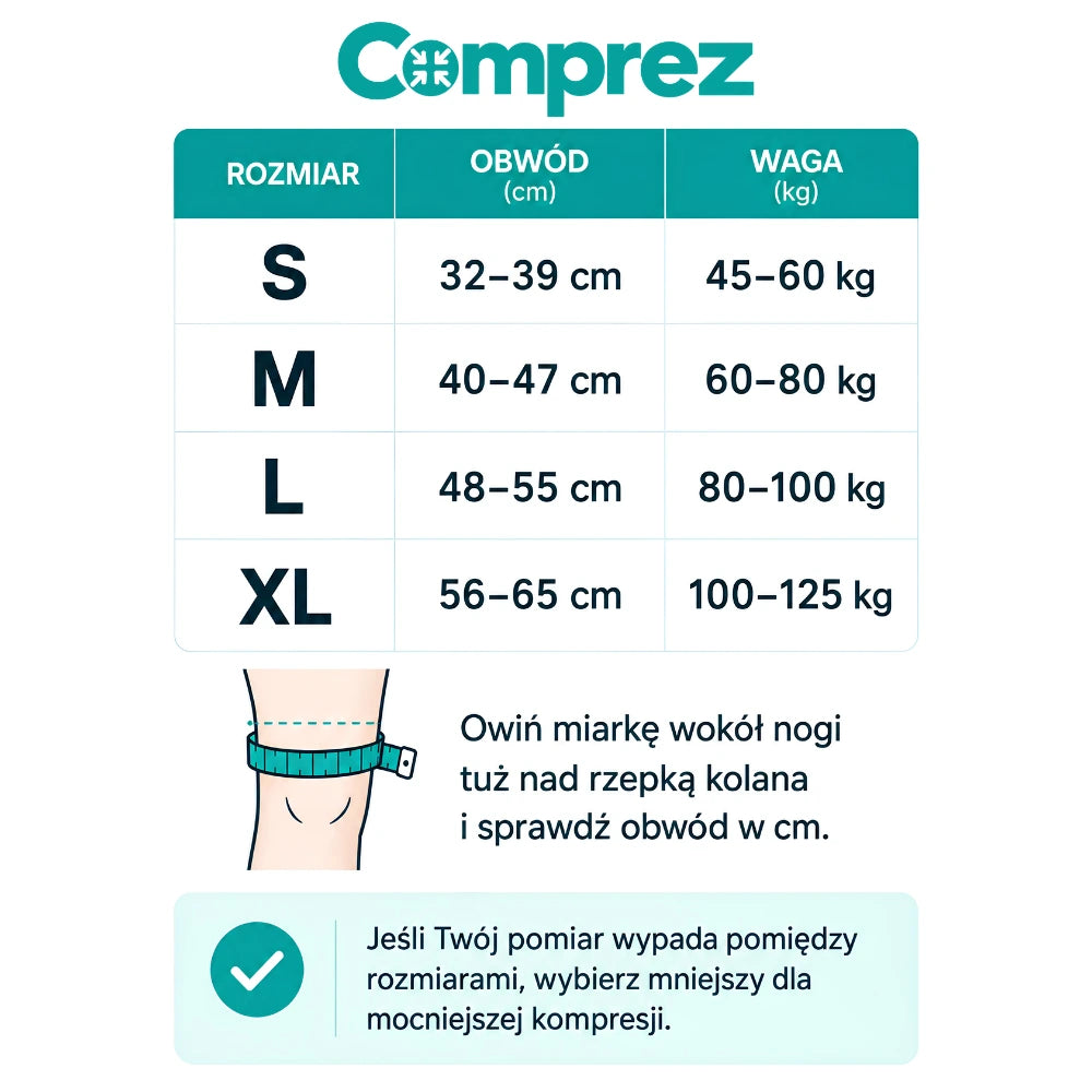 Comprez™ - Bambusowa opaska kompresyjna na kolano